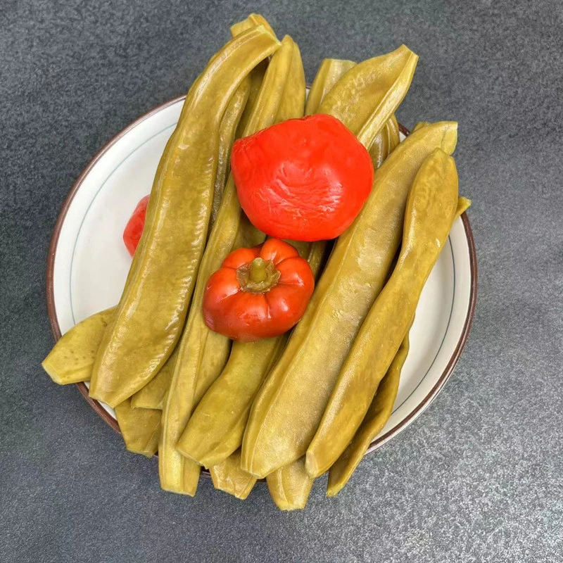 泡刀豆安徽六安特产农家腌制泡菜自制新鲜酸刀豆咸菜开胃菜下饭菜