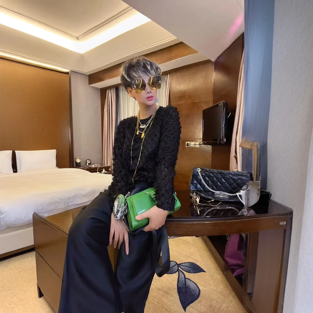 【飘雪】设计师潮款重磅真丝衬衫