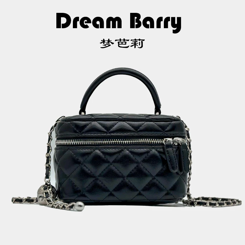 梦芭莉盒子包高级感2024夏新款手提包小香风斜跨女士经典时尚