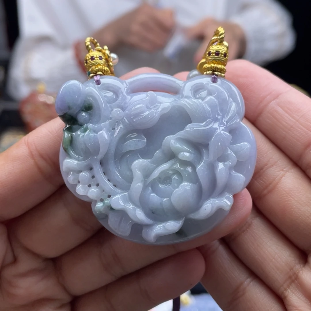 翡翠颈饰未镶嵌代编织