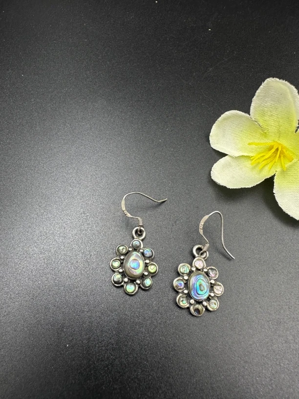 合金耳饰 泰国彩贝耳坠