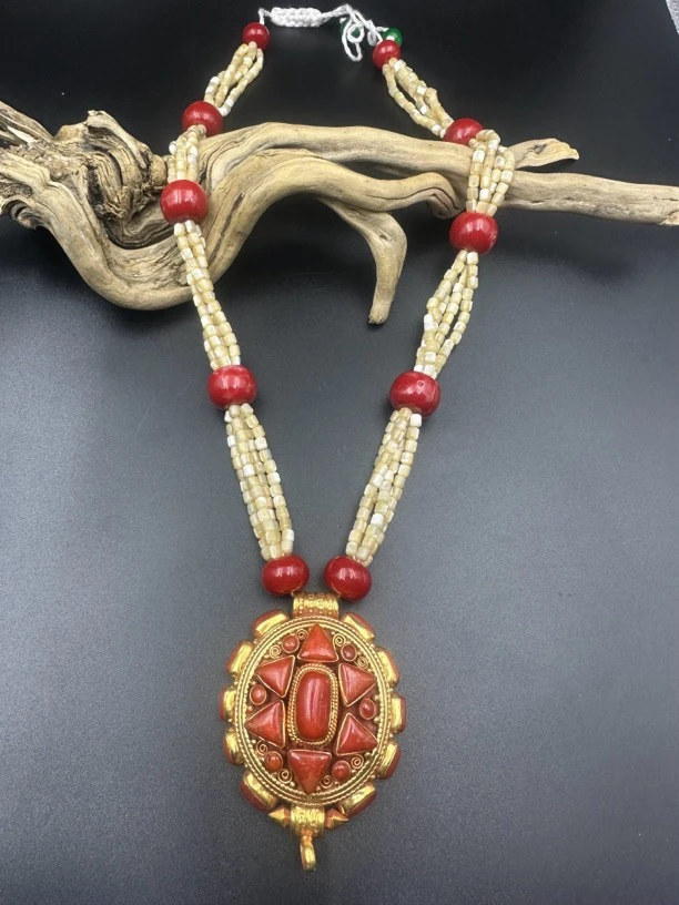 合金项链 尼泊尔工艺旭日乌尤时尚百搭编织彩色项链