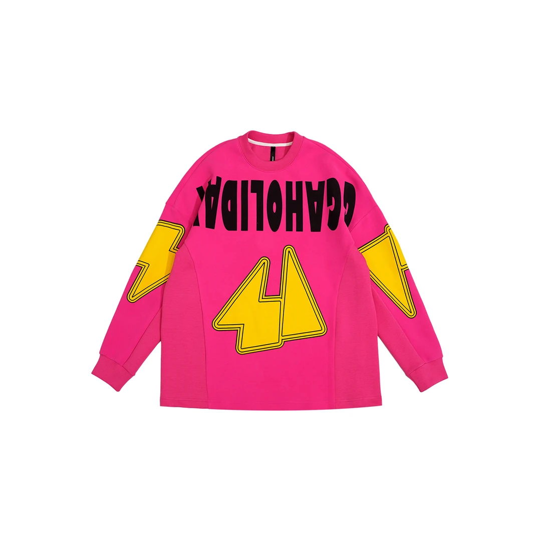 GGAHOLIDAY时尚休闲百搭宽松潮流高级轻奢百搭显瘦加绒卫衣144138