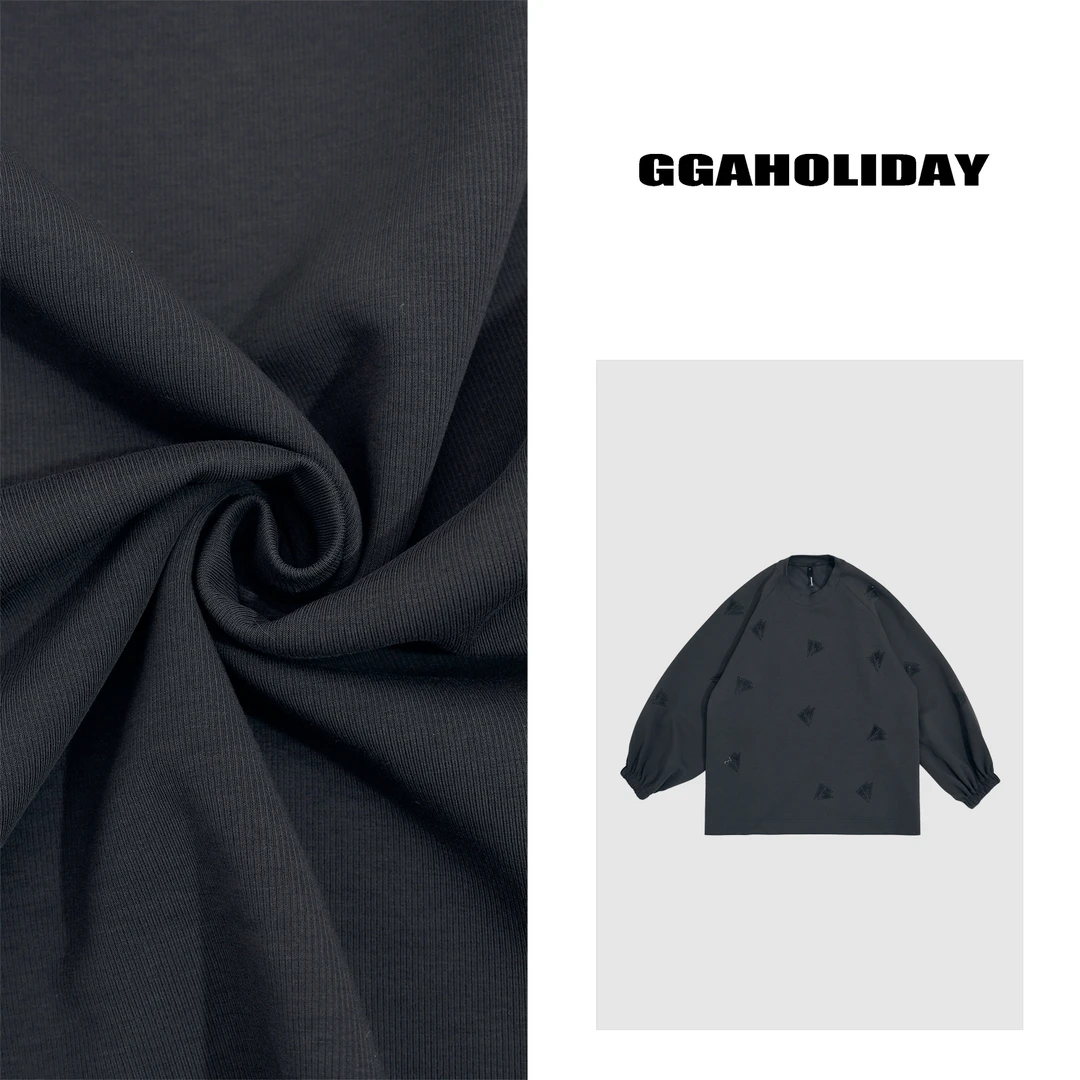 GGAHOIIDAY秋季宽松休闲长袖潮流卫衣设计师新款百搭上衣-144004