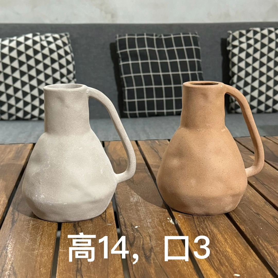 北欧风陶瓷花瓶桌面摆件轻奢高端插花家居装饰 微瑕疵 介意勿拍