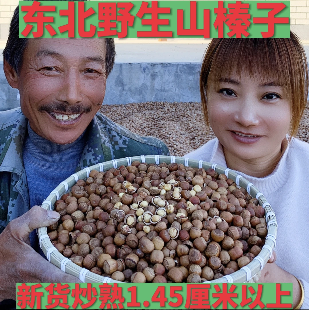 野生山榛子（炒熟大颗粒）1.45厘米以上