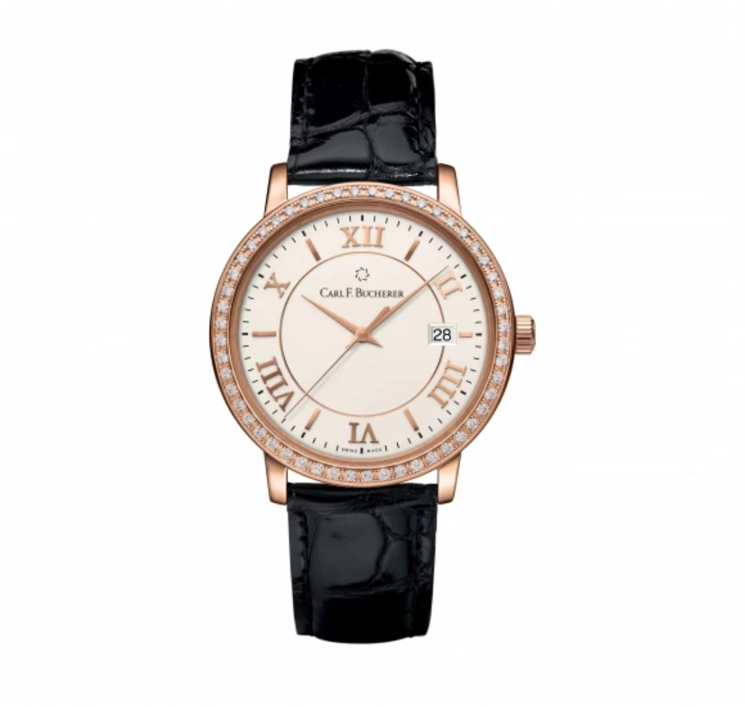 95新 宝齐莱 爱德玛尔 机械 原钻 k金 39mm -0766