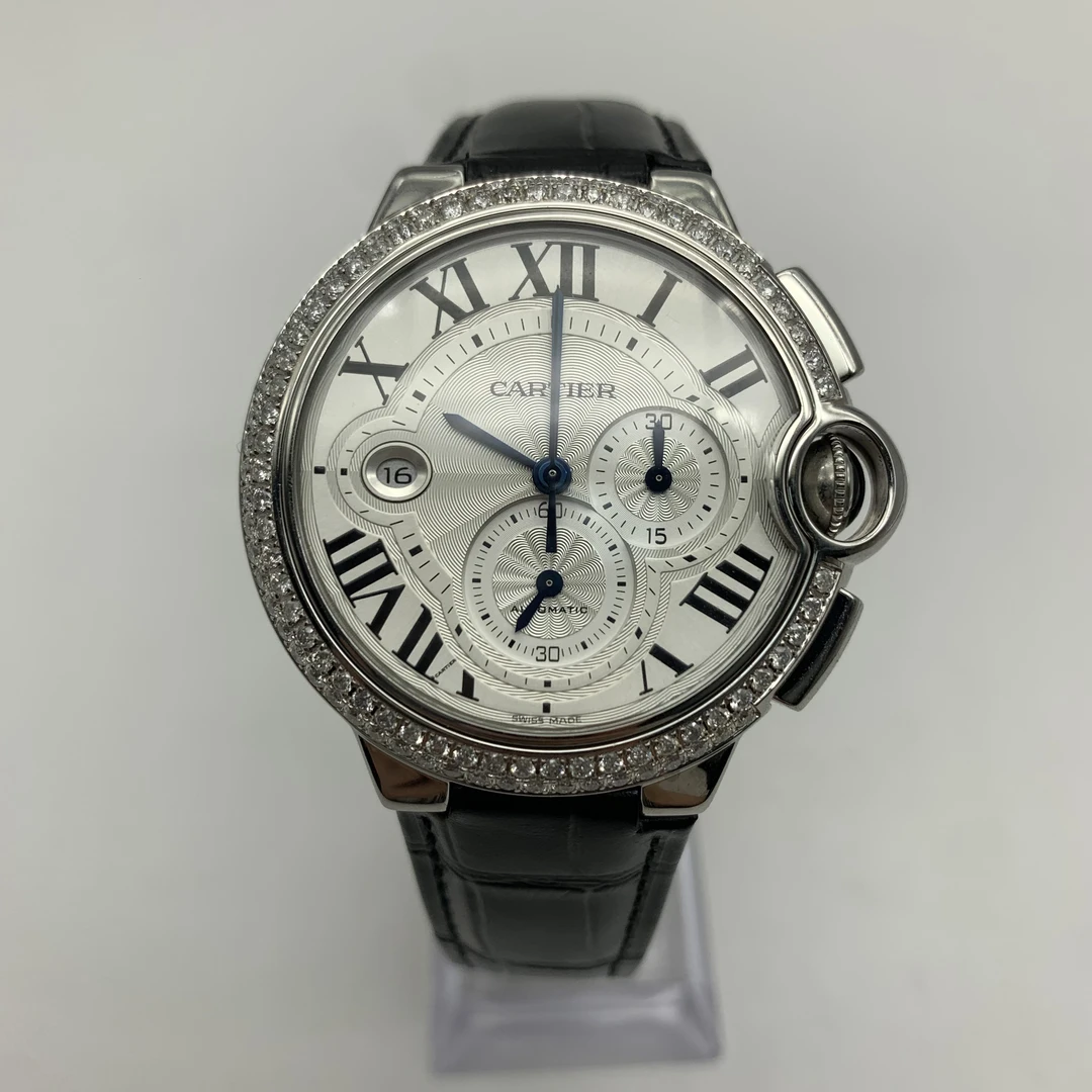 95新 Cartier/卡地亚 蓝气球系列 机械 后钻 44MM