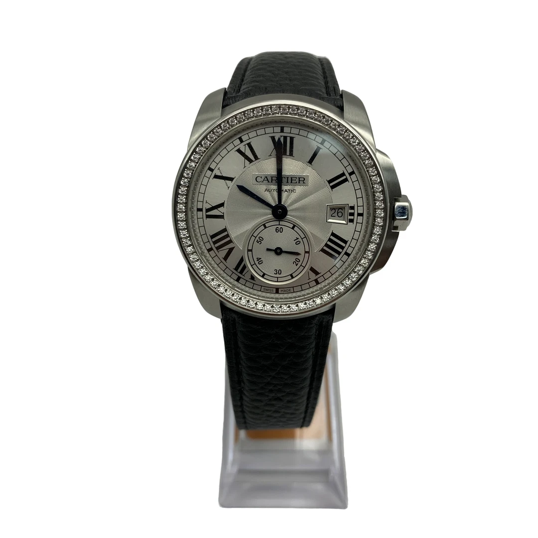 95新 Cartier/卡地亚 卡利博系列 机械 后钻 38MM 0783