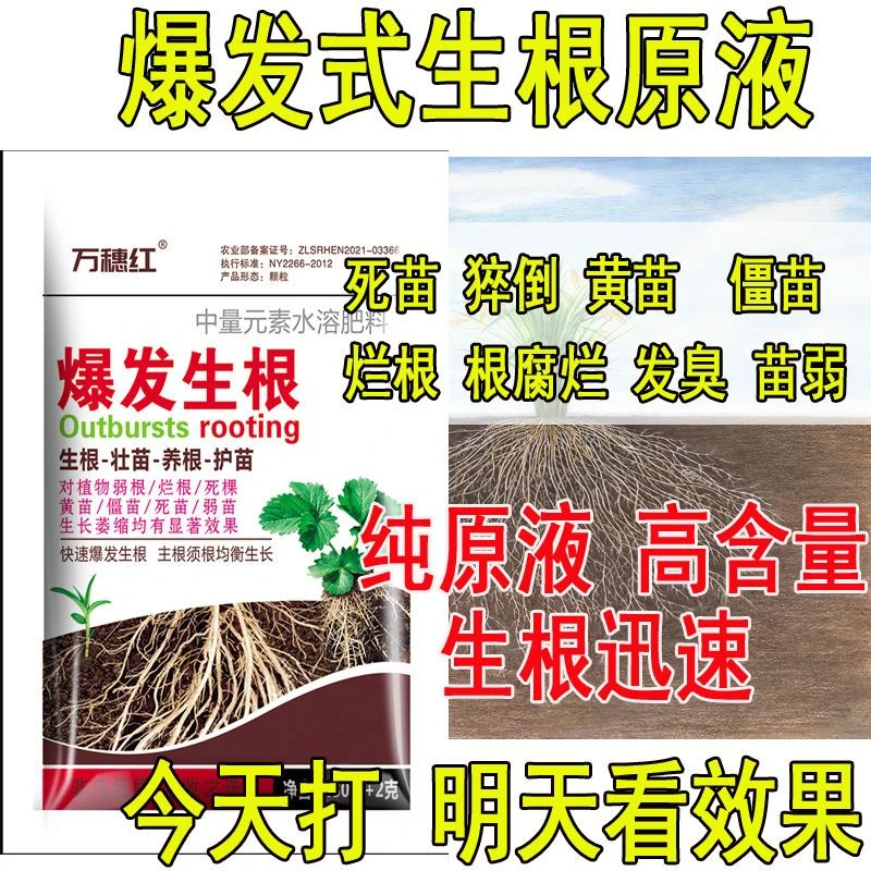 爱丰收生根剂植物生根液快速生根粉强力生根剂生根壮苗果树蔬菜花