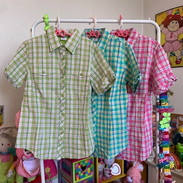 定制类非古着格子衬衫上衣（不退换）