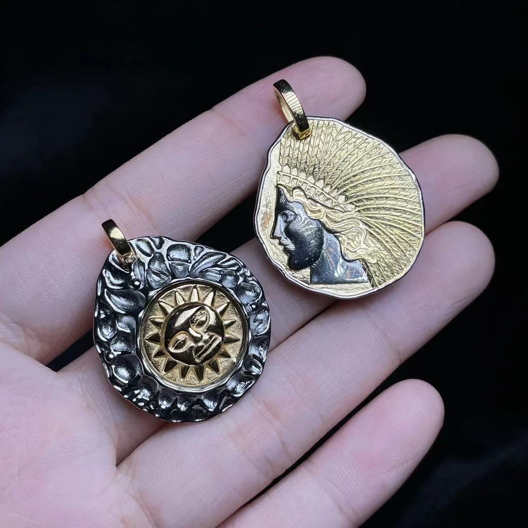 925银银制品 【曹掌柜精选】14 G4912-S925银吊坠尺寸不一多样性发1