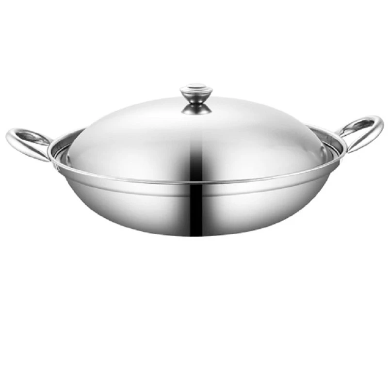 不锈钢酒吧鼎家用小火锅学生宿舍干锅锅仔酒精炉火锅盆带盖圆底