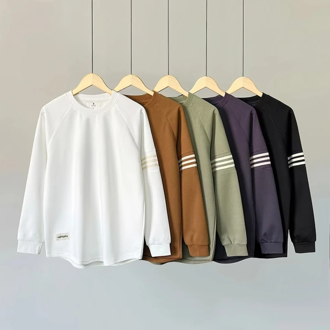 Youth fashion时尚设计感微宽松拼接三杆小标卫衣6113/6113-1HZ