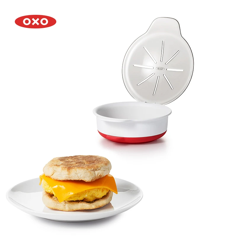 OXO奥秀微波炉蒸蛋碗专用加热器皿蒸盒荷包蛋家用厨房便当作早餐