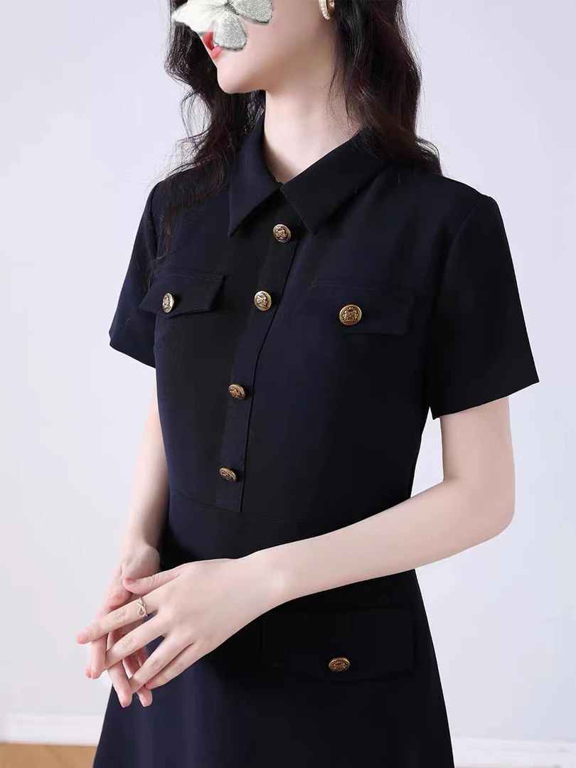 【大晨私服】【克拉恋人】秋季法式气质时尚收腰显瘦连衣裙