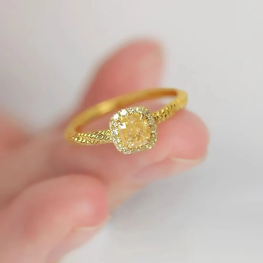 【兰总专属】满天星黄水晶合金镶嵌戒指 BM-S247