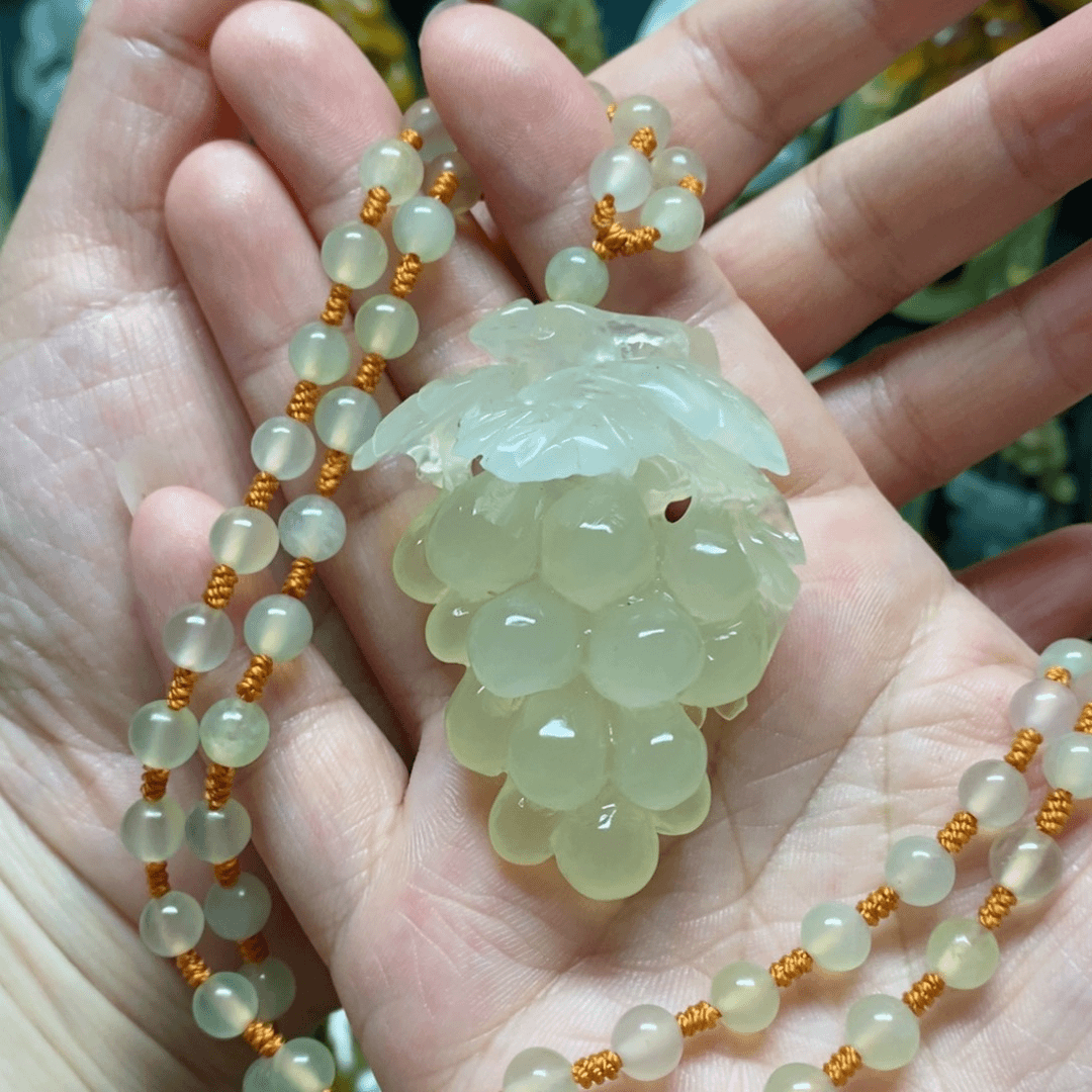 岫玉吊坠(赠链)未镶嵌