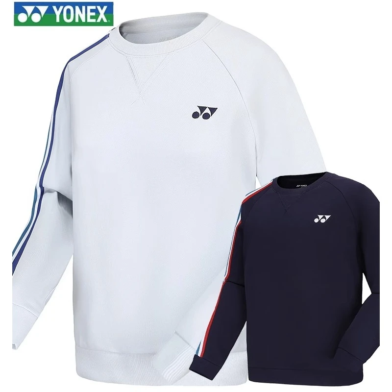 YONEX尤尼克斯23新品卫衣长袖运动服YY男女外套130033BCR羽毛球服