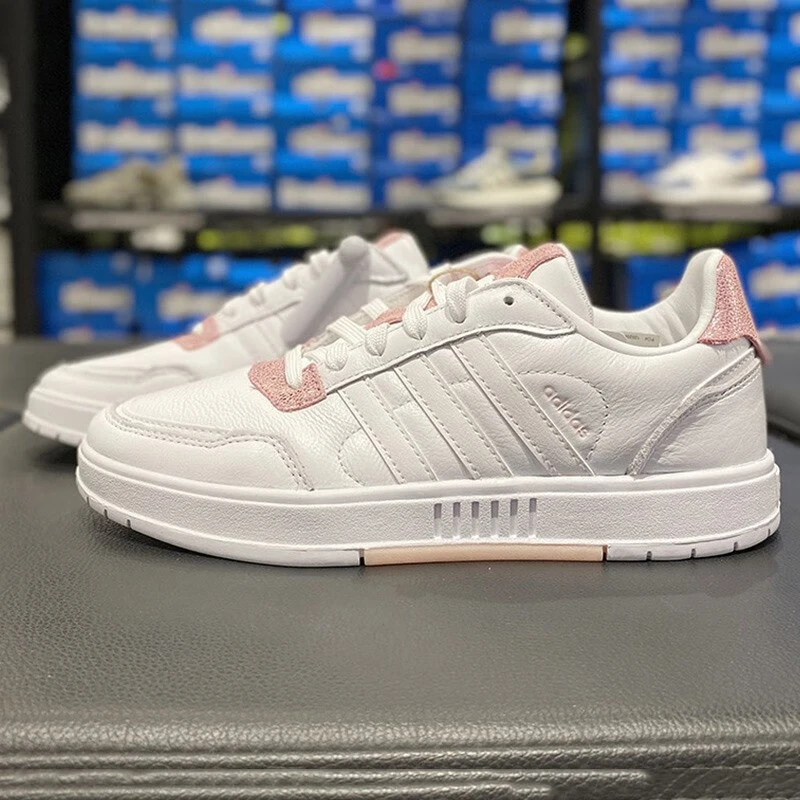 Adidas阿迪达斯女运动鞋新款小白鞋时尚百搭舒适低帮休闲鞋FX3451
