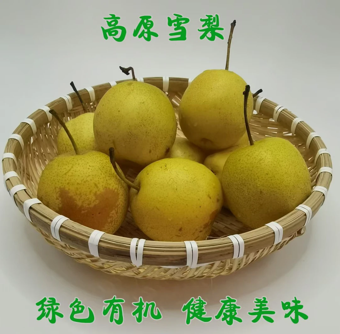 甘肃靖远高原雪梨新鲜梨子应季水果批发整箱梨子脆皮大果