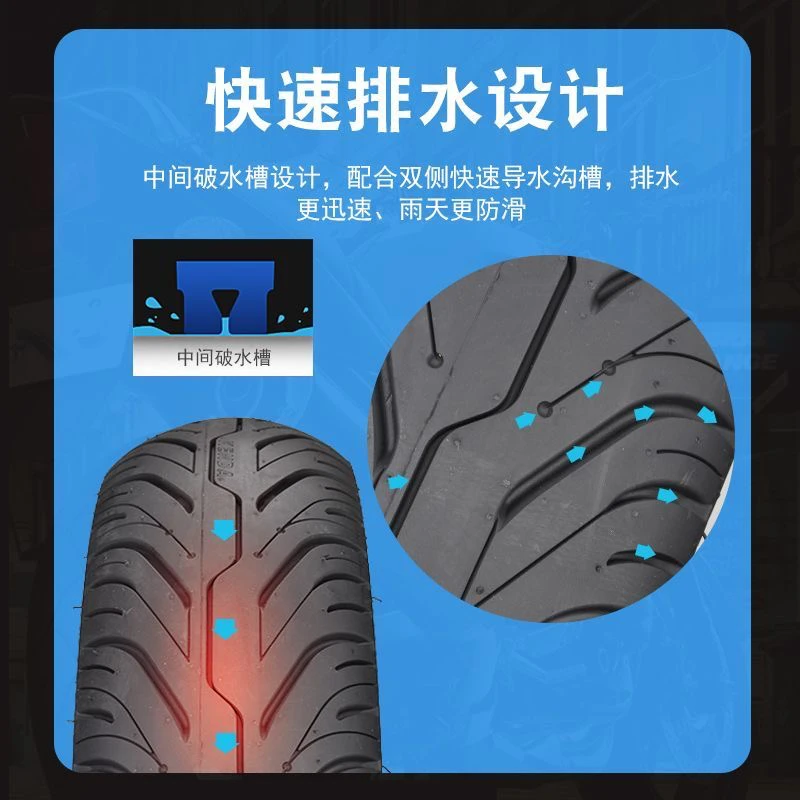 (副厂长推荐)UHR台湾建大半热熔晴雨两用胎全新适用豪爵ufr150