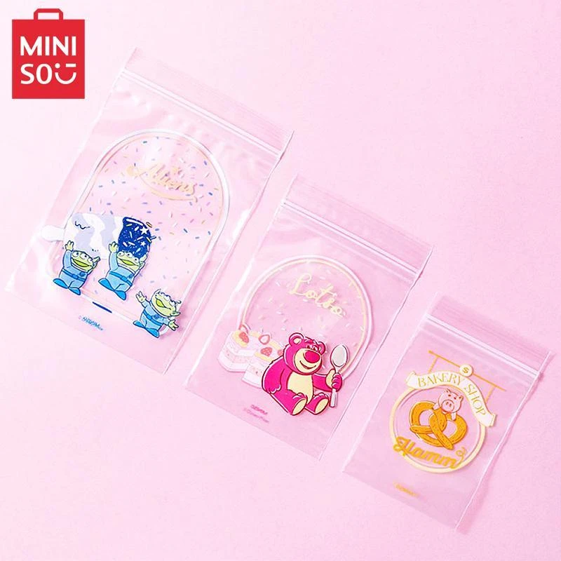 MINISO/名创优品迪士尼皮克斯开心烘焙店系列密封袋S号火腿猪收纳