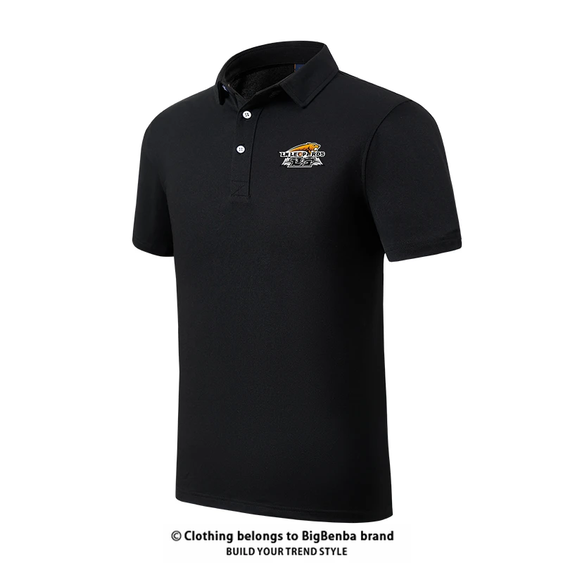 辽宁飞豹男篮辽篮运动运动休闲透气短袖翻领POLO衫短袖T恤男士