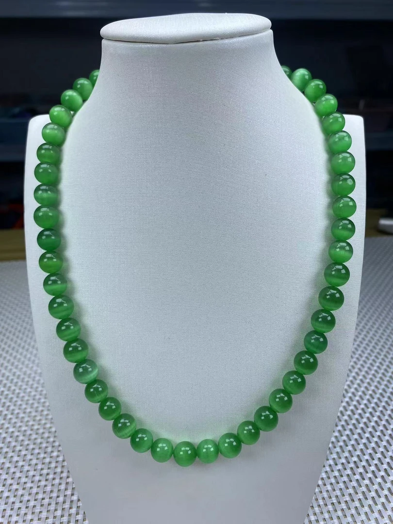 F142猫眼10mm项链经典精品时尚气质百搭情侣多样性发一