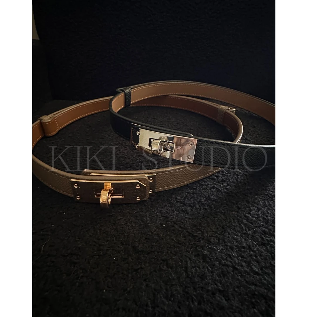 FIINAL《腰间魅力》荔枝纹旋转锁百搭可调节腰带