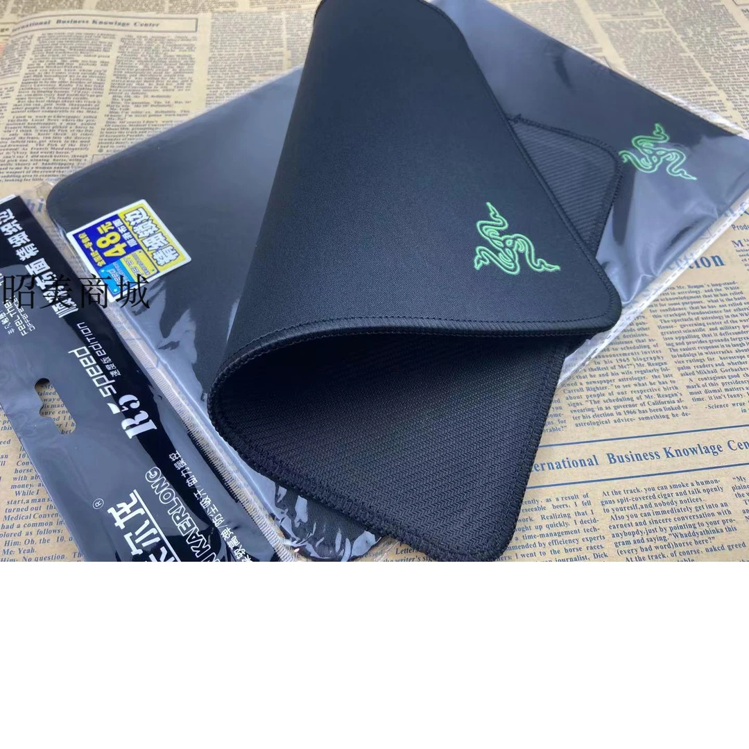 中大号鼠标垫300×350㎜锁边3毫米加厚网吧办公游戏雷蛇彩图 包邮