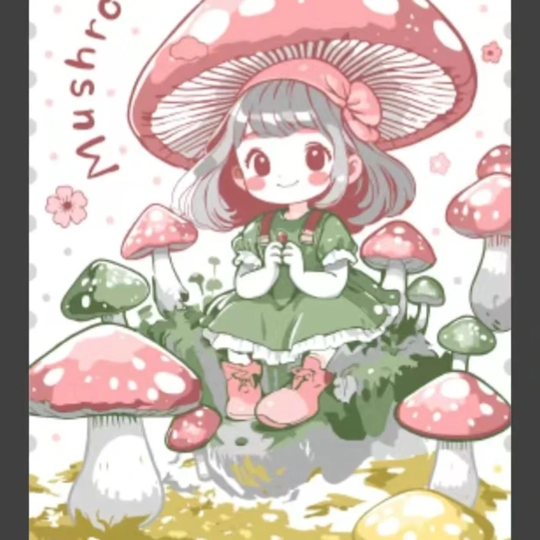 【蘑菇女孩】200*230成人泡芙被亲肤棉纱四季通用加厚盖被