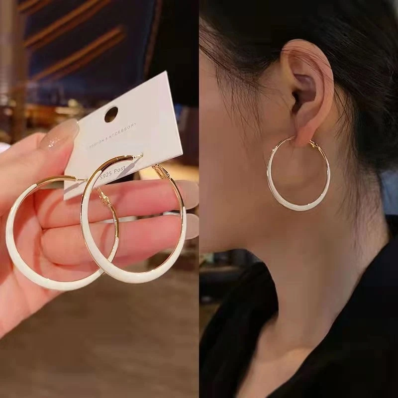 铜合金耳饰 气质轻奢百搭小众简约精致小巧时尚耳饰LY0125