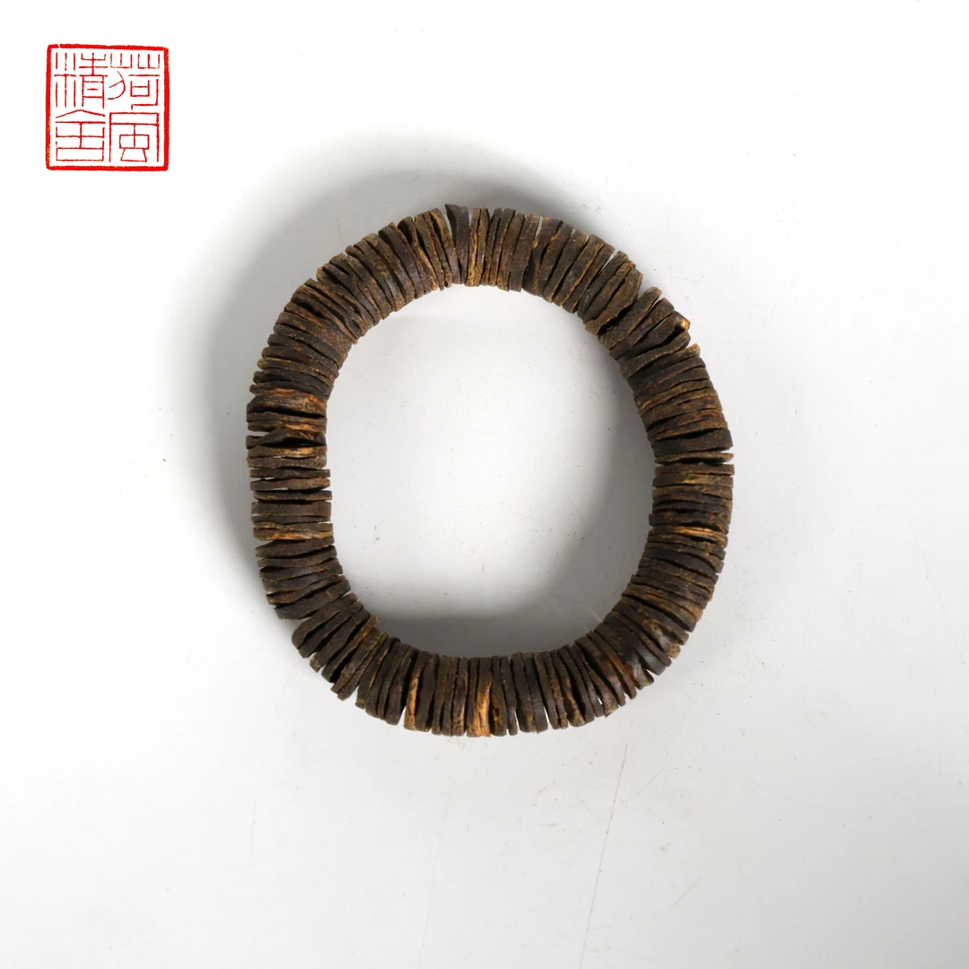 高货沉水棋楠串子片珠1.2单圈沉香手串多样性发货-CX005