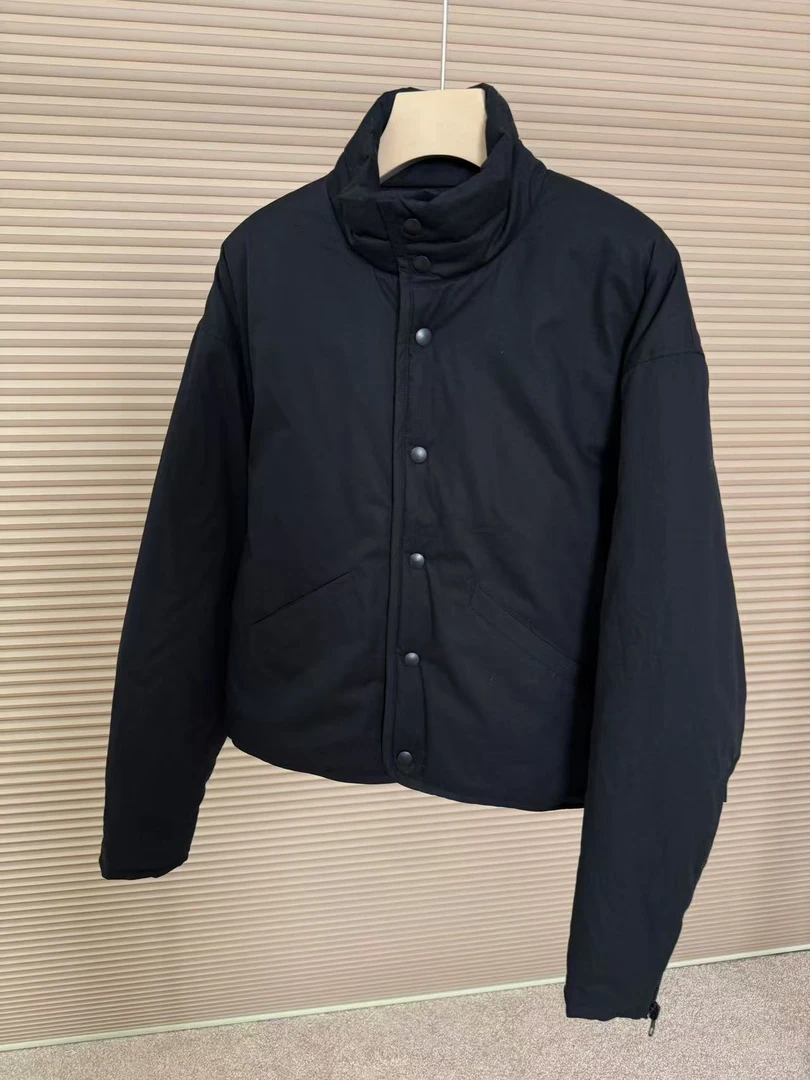 百搭立领宽松夹克棒球服棉服长绒棉