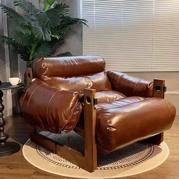 泽西岛椅懒人沙发意式复古设计师单人家用客厅卧室阳台轻奢高端