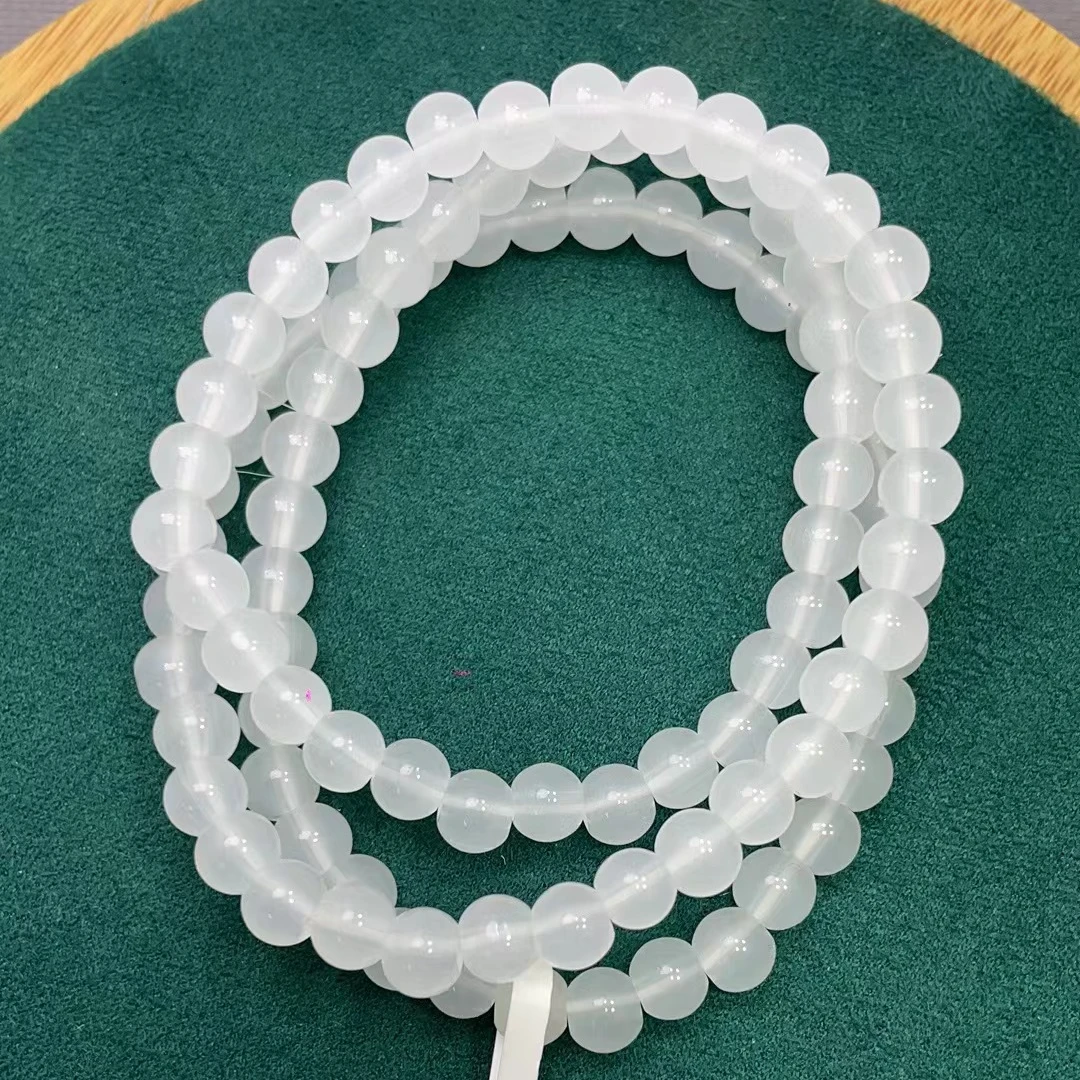 【高山流水】A035和田玉6mm多圈手串