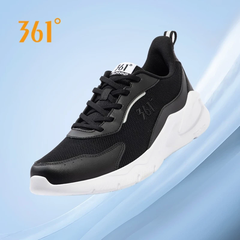 361°2024夏新薄款网面透气跑步鞋情侣轻便减震跑鞋软底舒适休闲