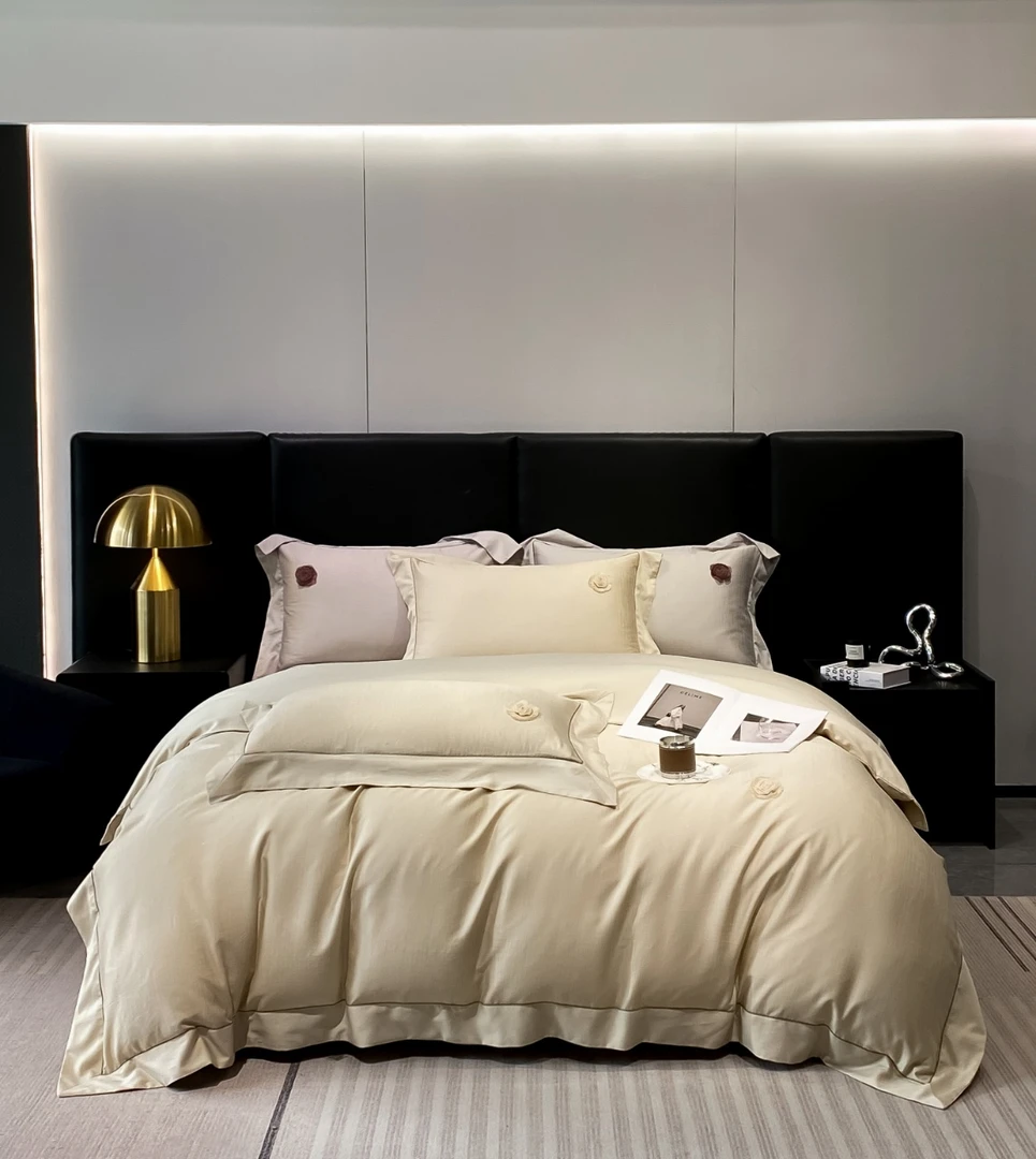 【高品上新】140T超密提花天丝棉亲肤顺滑四件套-米拉/香槟