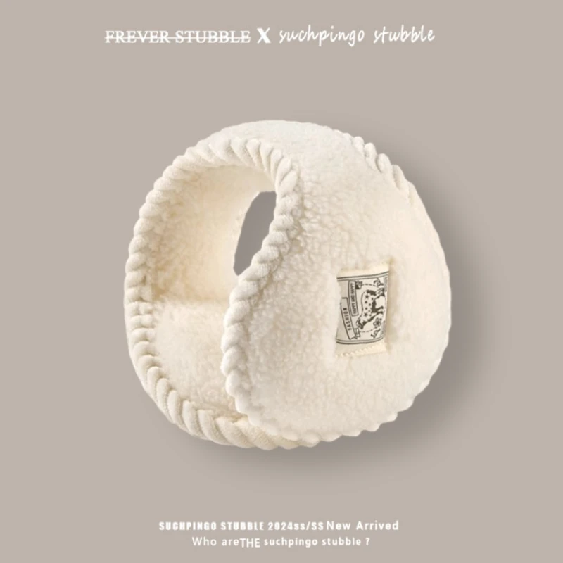 耳罩女冬季骑行防风护耳毛绒耳套后带式保暖耳包可折叠耳暖耳捂子