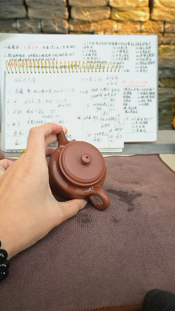 【闪购商品】紫砂茶壶满颗粒红降150cc