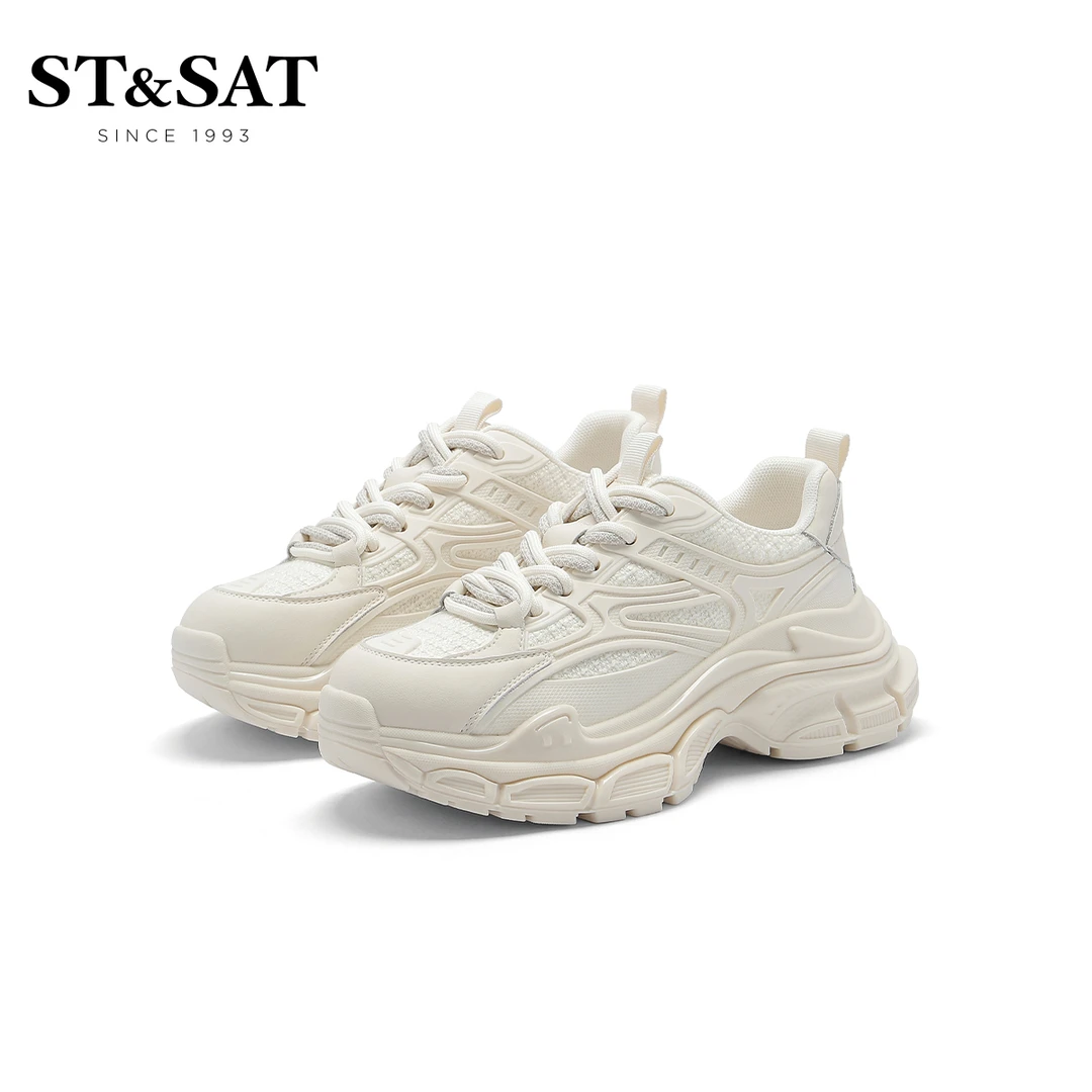 St&Sat/星期六解构风机甲鞋2023新款网面厚底老爹鞋SS31112B04