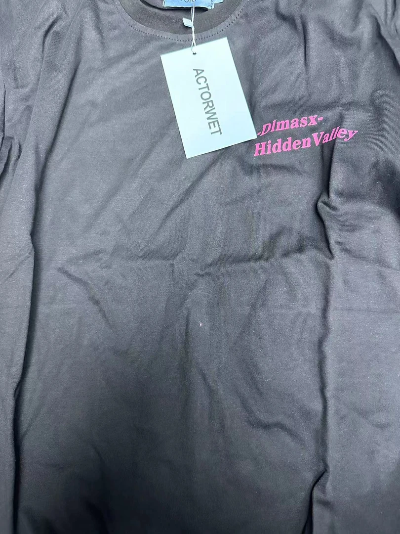 B13-3两色“神秘谷”字母大版T上衣（194）