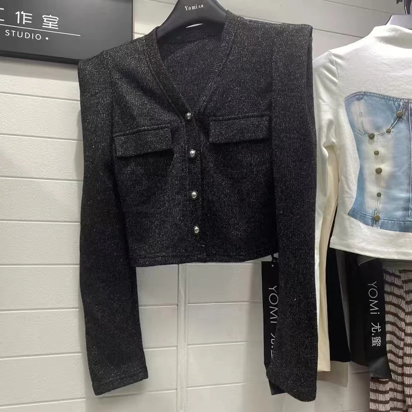 F2-2三色“纽扣假口袋”长袖上衣（1980）