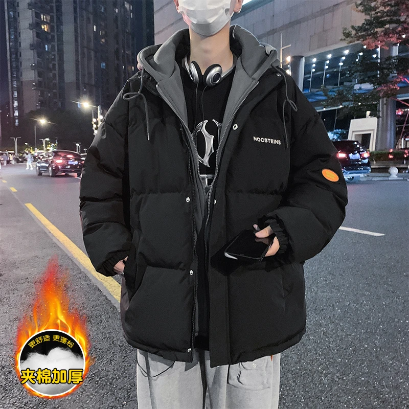 2023棉服棉袄子男士冬季新款加绒加厚男生面包冬天装晋江棉衣外套