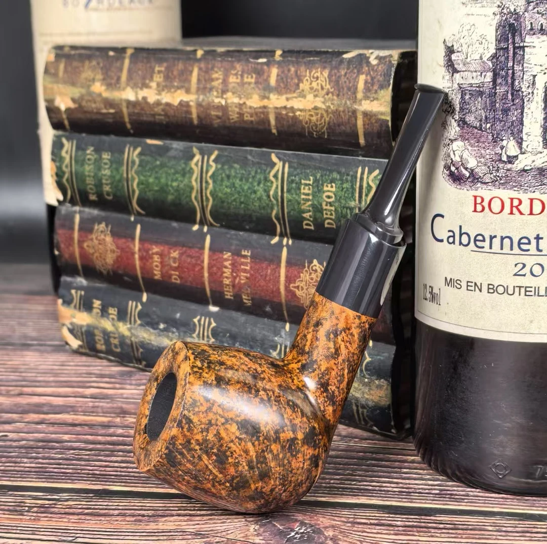 俄罗斯格里戈里耶夫磁吸撞球光面手工石楠木烟斗男士礼品