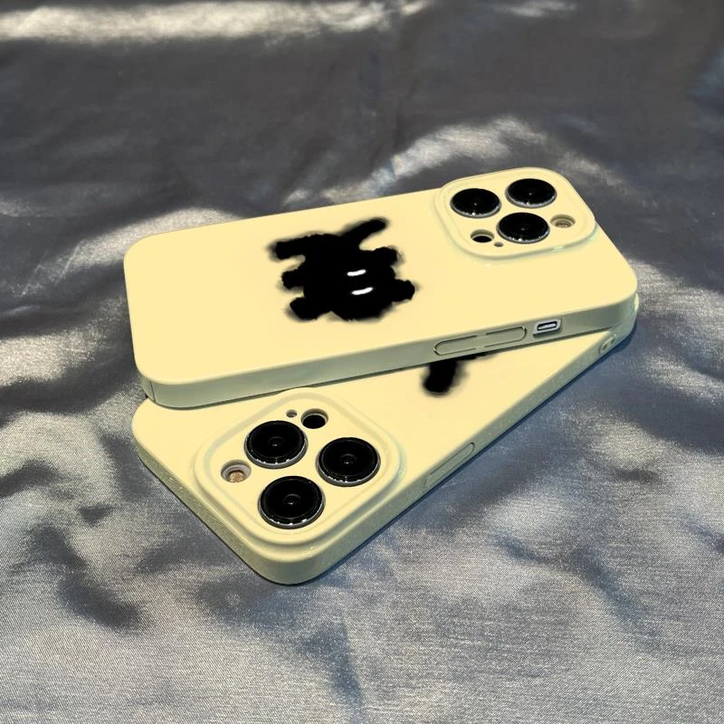 小黑猫适用苹果16promax手机壳iPhone15双层14Pro菲林