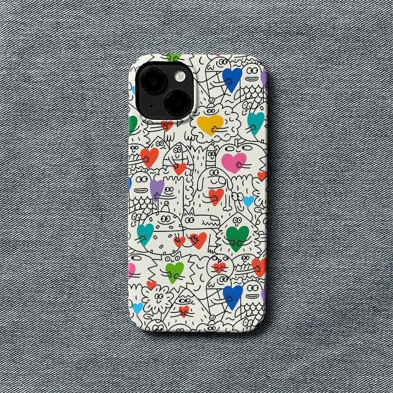 mylove适用iPhone15promax手机壳设计感小众2024新款磁吸13不撞款