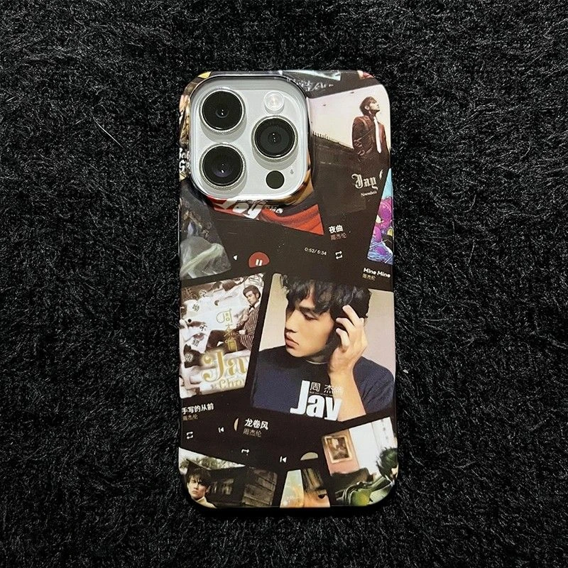 Jay周杰伦专辑iPhone15Pro手机壳苹果14Pro菲林壳13硬壳12/11XR/X