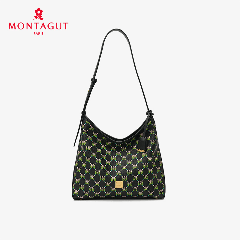 法国梦特娇2024新款PVC休闲单肩/斜挎托特包女士夏季出门逛街